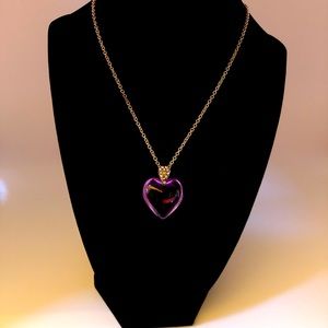 Claire’s Purple Heart pendant